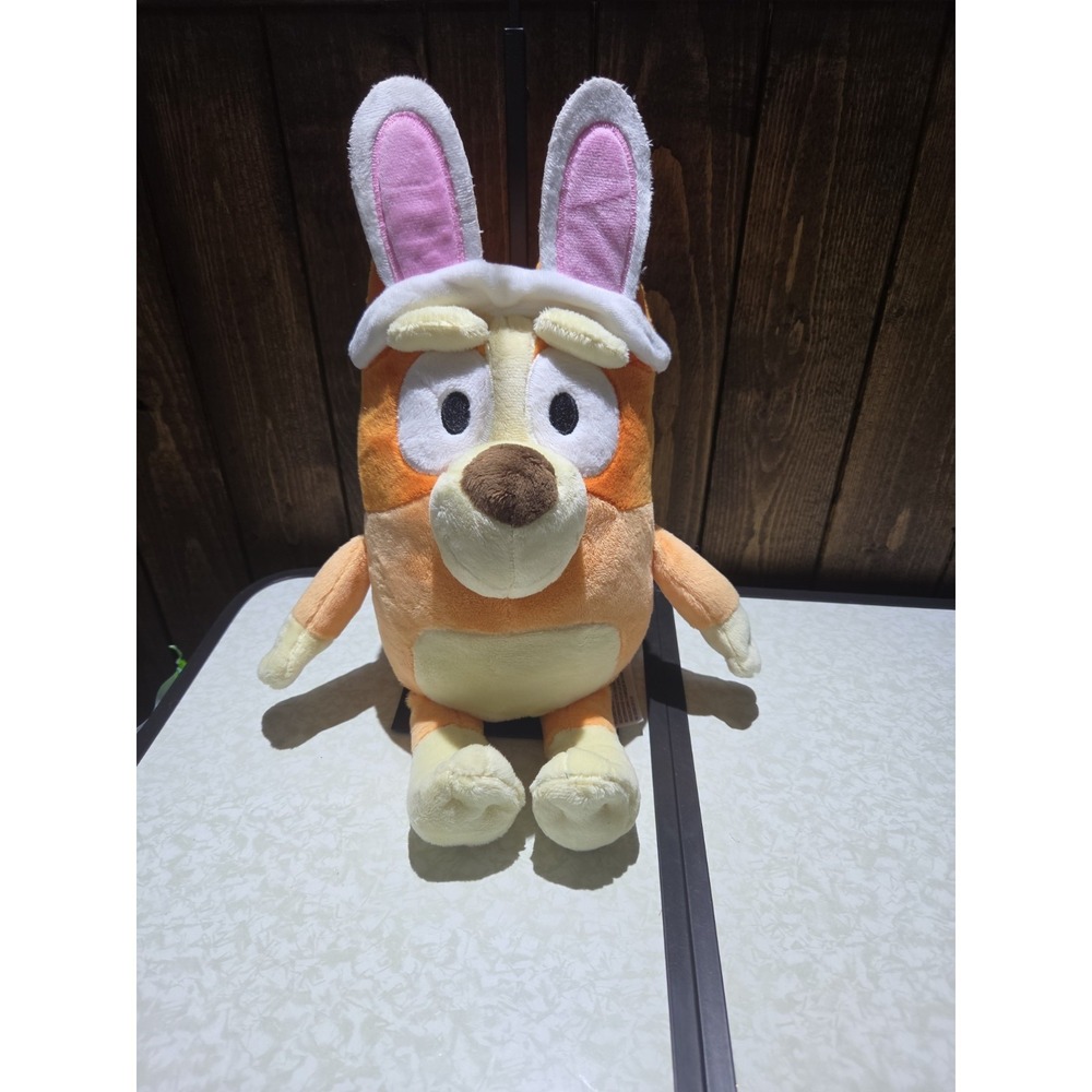 Disney Bingo Plush Easter Bunny Ears 12" Stuffed Animal‎ Bluey